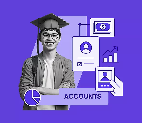 Accounts financial management screen