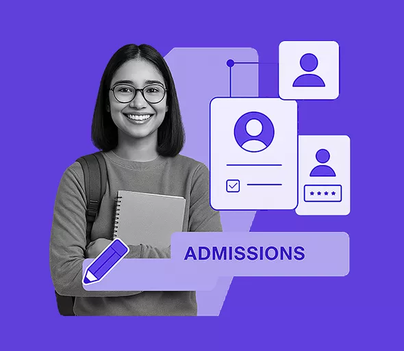Admissions management screen